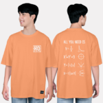 101. Áo lớp T-shirt oversize BST Chuyên Toán Cam San Hô