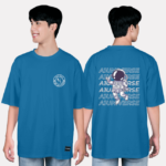 103. Áo lớp T-shirt oversize BST phi hành gia Xanh Ya