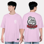 110. Áo lớp T-shirt oversize BST The Dog Hồng Phấn