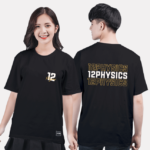 12. Áo lớp T-shirt Basic BST Chuyên Lý Màu Đen