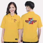 126. Áo lớp Polo Basic BST Chuyên Sinh Vàng Mù Tạt