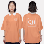 168. Áo lớp Polo Oversize BST Chuyên Hóa Cam San Hô