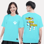 19. Áo lớp T-shirt Basic BST phi hành gia Xanh Thiên Thanh