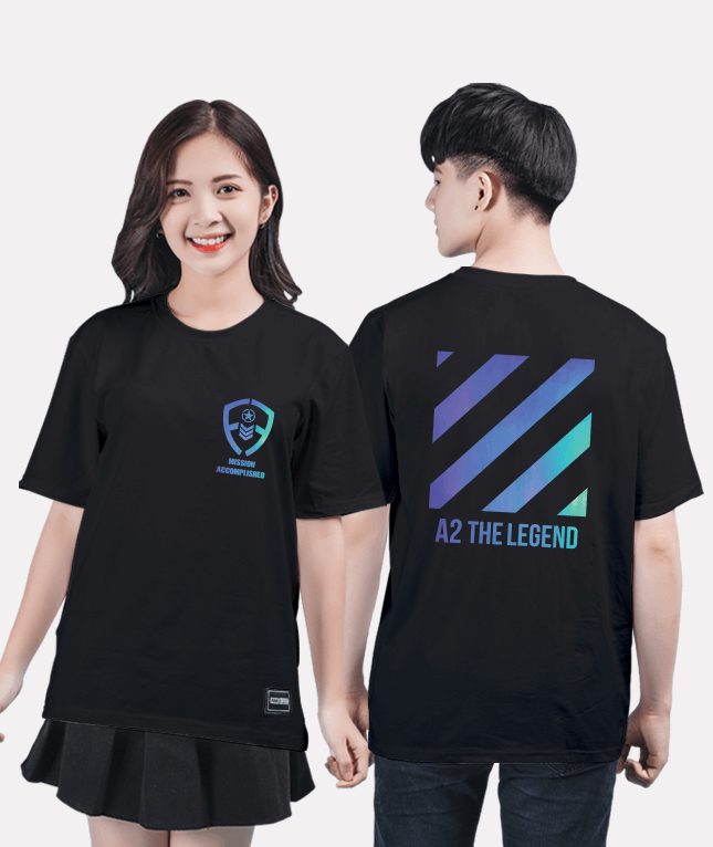 21. Áo lớp T-shirt Basic BST Hologram Màu Đen