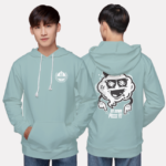 237. Áo lớp Hoodie Basic BST đáng yêu Chibi Xanh Bạc Hà