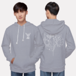 239. Áo lớp Hoodie Basic BST thanh lịch đơn giản Xám Tiêu