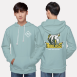 257. Áo lớp Hoodie Basic BST The Horse Xanh Bạc Hà