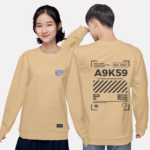 265. Áo lớp Sweater Basic BST Cool ngầu cá tính Be