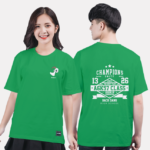 302. Áo lớp T-shirt Basic BST thanh lịch đơn giản Xanh Lá Cây