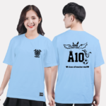 345. Áo lớp T-shirt Basic BST Cool ngầu cá tính Xanh Hòa Bình