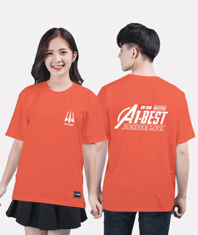 42. Áo lớp T-shirt Basic BST Avenger Cam Ngói