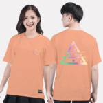 45. Áo lớp T-shirt Basic BST phản quang 7 màu Cam San Hô