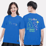 46. Áo lớp T-shirt Basic BST phản quang 7 màu Xanh Ya