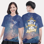 47. Áo lớp T-shirt 3D BST Cool ngầu cá tính Galaxy