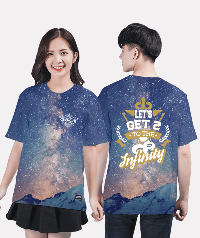 47. Áo lớp T-shirt 3D BST Cool ngầu cá tính Galaxy