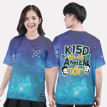 49. Áo lớp T-shirt 3D BST thanh lịch đơn giản Galaxy