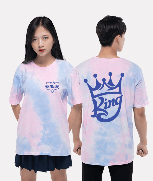 59. Áo lớp T-shirt tiedye BST thanh lịch đơn giản Unicorn