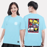 6. Áo lớp T-shirt Basic BST Avenger Xanh Hoà Bình