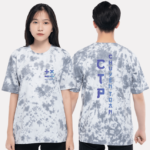 63. Áo lớp T-shirt tiedye BST Hologram Grey