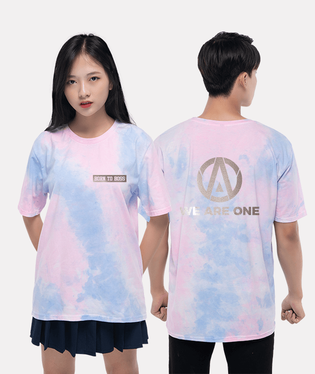 65. Áo lớp T-shirt tiedye BST Hologram Unicorn