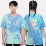 68. Áo lớp T-shirt tiedye BST phản quang 7 màu Galaxy