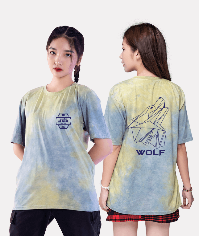 70. Áo lớp T-shirt tiedye BST Polygon Tropical