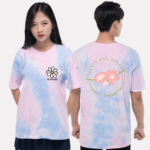 71. Áo lớp T-shirt tiedye BST Flowers Unicorn