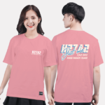 8. Áo lớp T-shirt Basic BST Typo Hồng Ấn Độ