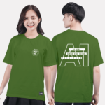 9. Áo lớp T-shirt Basic BST Đơn giản Xanh Rêu