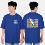 99. Áo lớp T-shirt oversize BST Chuyên Văn Xanh Sapphire