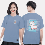 349. Áo lớp T-shirt Basic BST Goat Xám xanh