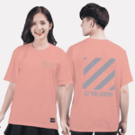 357. Áo lớp T-shirt Basic BST phản quang 7 màu Hồng san hô