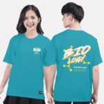 373. Áo lớp T-shirt Basic BST Chuyên Sinh Xanh ngọc lam