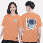 377. Áo lớp T-shirt Pattern BST Chuyên Tin cam san hô