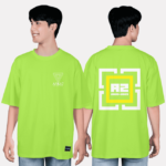 426. Áo lớp T-shirt oversize BST Đơn giản Xanh ô-liu