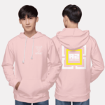 430. Áo lớp Hoodie Basic BST Đơn giản Màu cam đào