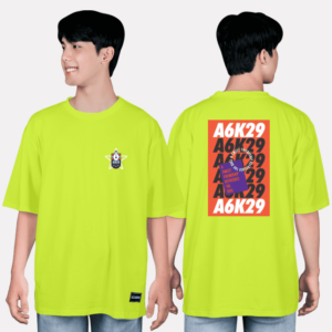 452. Áo lớp T-shirt oversize BST Chuyên Văn vàng neon