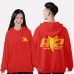 499. Áo lớp Hoodie oversize BST Cool ngầu cá tính đỏ tươi