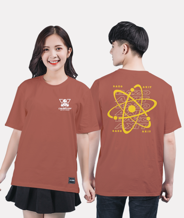 557. Áo lớp T-shirt Basic BST Chuyên Hóa Đỏ cam