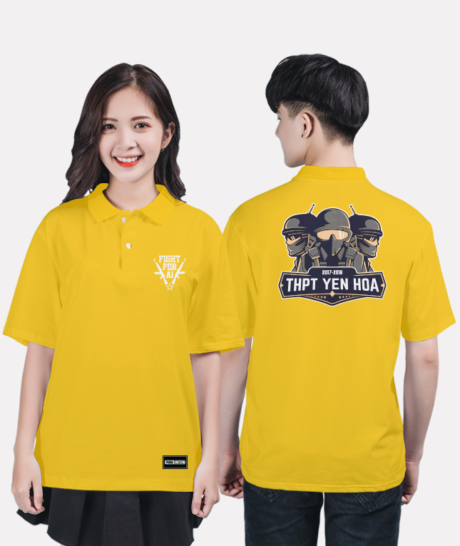 565. Áo lớp Polo Basic BST Cool ngầu cá tính Vàng mù tạt