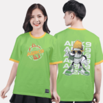 610. Áo lớp Ringer tee BST Sneaker Màu Xanh ô-liu