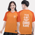 91. Áo lớp T-shirt raglan BST Avenger cam tươi - Cam ngói