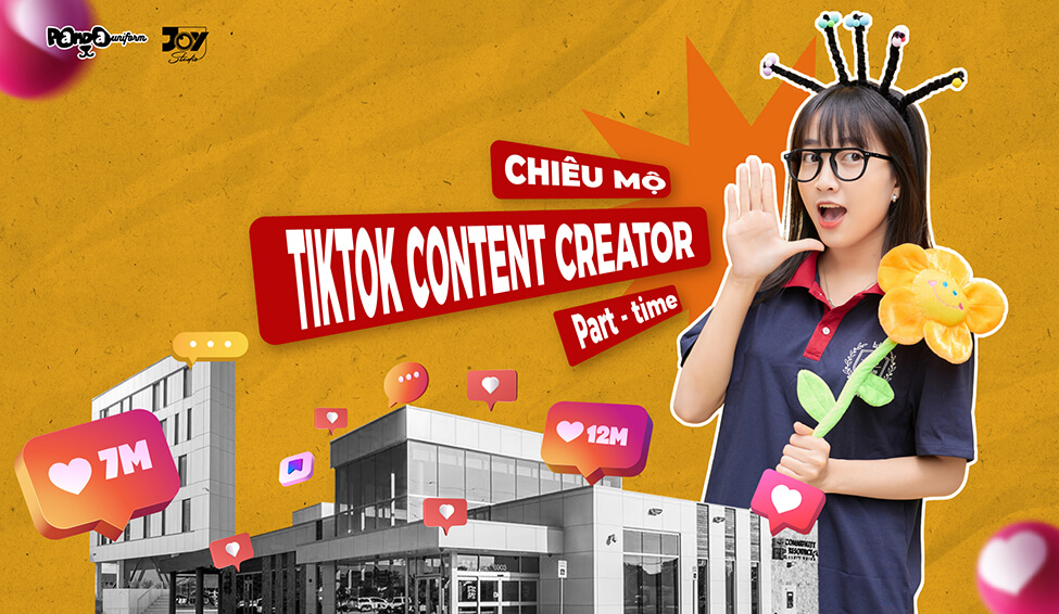 Panda Uniform Tuyển dụng Tik tok Content Creator Tháng 4_2023