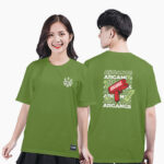 755. Áo lớp T-shirt Basic BST Cool ngầu cá tính Màu Xanh olive