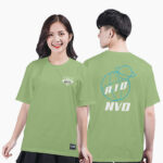 756. Áo lớp T-shirt Basic BST Polygon Màu Xanh Lime