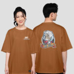 758. Áo lớp T-shirt oversize BST Chuyên Lý Màu Bò cháy