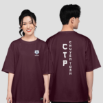 759. Áo lớp T-shirt oversize BST Chuyên Toán Màu nho