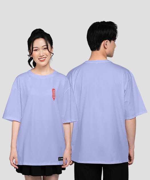 761. Áo lớp T-shirt oversize BST Đơn giản Màu Môn