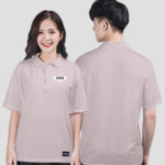 767. Áo lớp Polo Basic Logo A3 Màu Ghi xám Panu