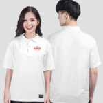 772. Áo lớp Polo Basic Logo 12A6 Màu Trắng